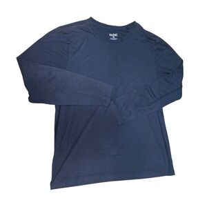 Rhone Mens Long Sleeve Athletic Performance Shirt Dark Blue Size XXL
